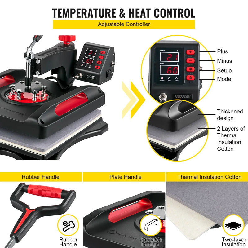 Mug Heat Press Machine 38x38cm
