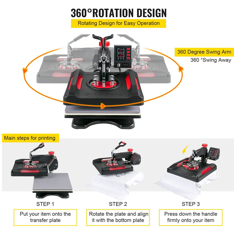 Mug Heat Press Machine 38x38cm