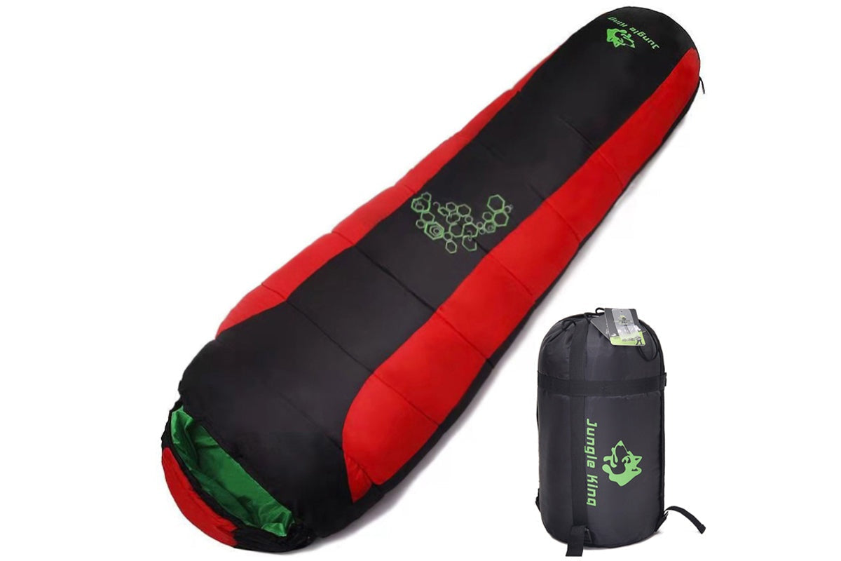 Sleeping bag with side zip design for twin connection