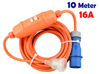 Thumbnail for Caravan Lead Camping Lead 16A to 10A RCD Lead Cable 10M