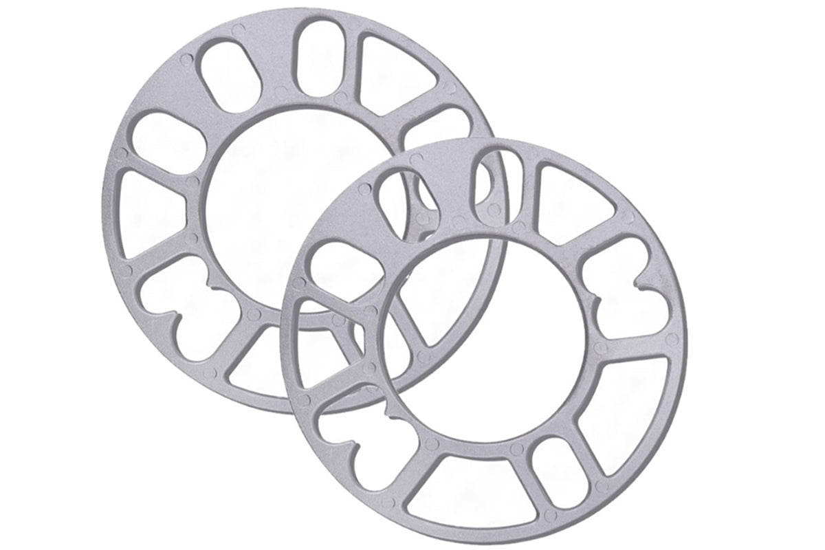 Wheel spacers packaging with product label