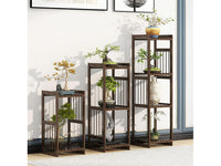Thumbnail for Bamboo plant stand for indoor use
