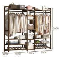 Thumbnail for Bamboo Wardrobe Clothes Rack