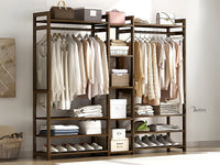 Thumbnail for Bamboo Wardrobe Clothes Rack