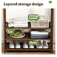 Thumbnail for Bamboo Wardrobe Clothes Rack