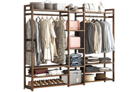 Thumbnail for Bamboo Wardrobe Clothes Rack