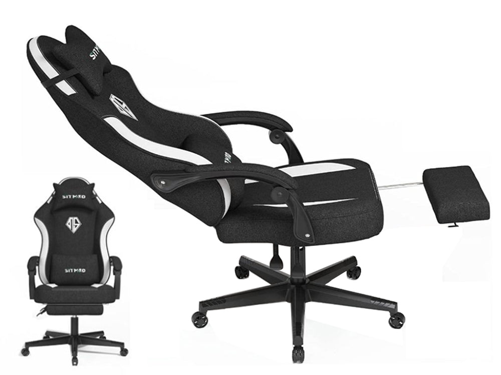 Gaming chair breathable latex sponge cushioning