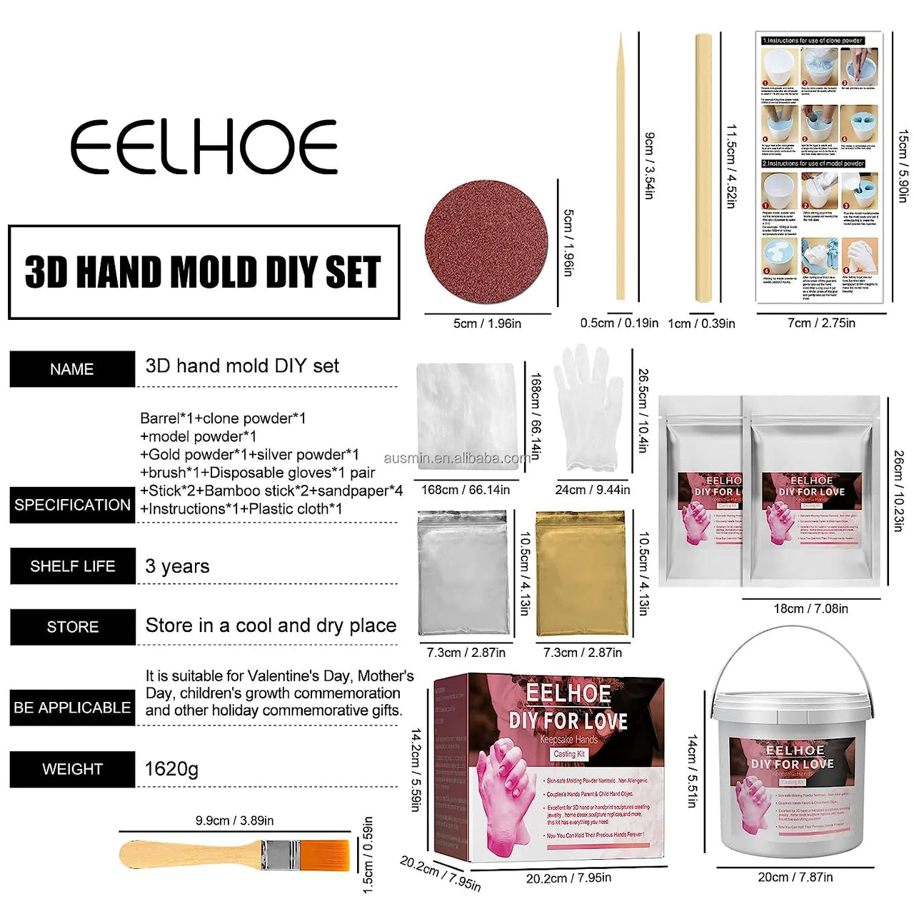 Hand Casting Molding Kit