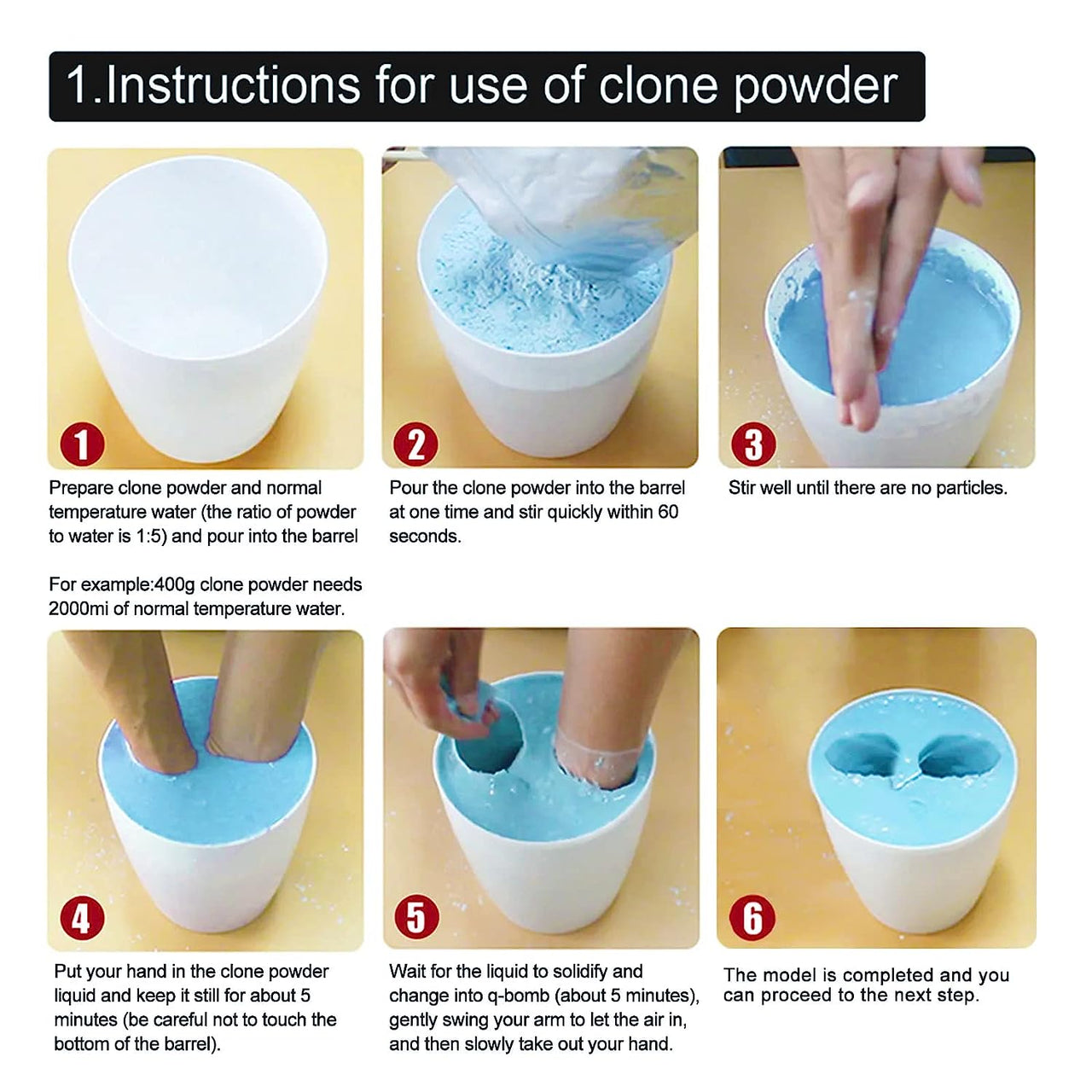Hand Casting Molding Kit