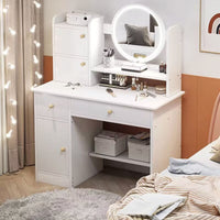 Thumbnail for Dressing table with LED Mirror