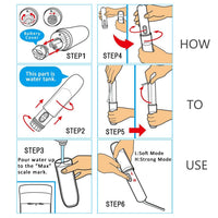 Thumbnail for Travel bidet spray with battery powered