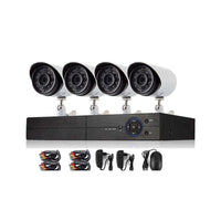 Thumbnail for Four indoor-outdoor CCTV cameras mounted on wall