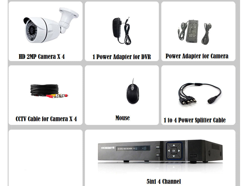 Security Camera System CCTV 1080P