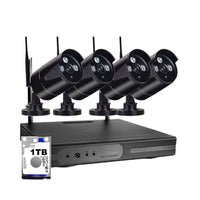 Thumbnail for 4 channel 1080P wireless security camera system