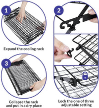 Thumbnail for Stainless Steel Nonstick Three-Layer Baking Cooling Racks