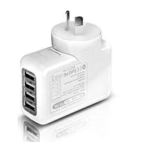 Thumbnail for White USB charger with compatible devices connected