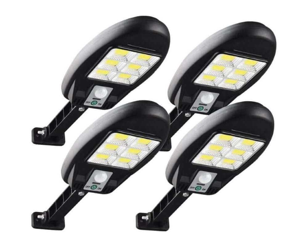 Close-up of LED lamp array on security light