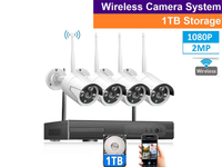 Thumbnail for Wireless Security Camera system with 4 Cameras