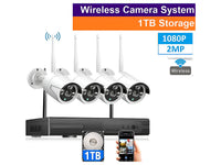 Thumbnail for Wireless Security Camera system with 4 Cameras