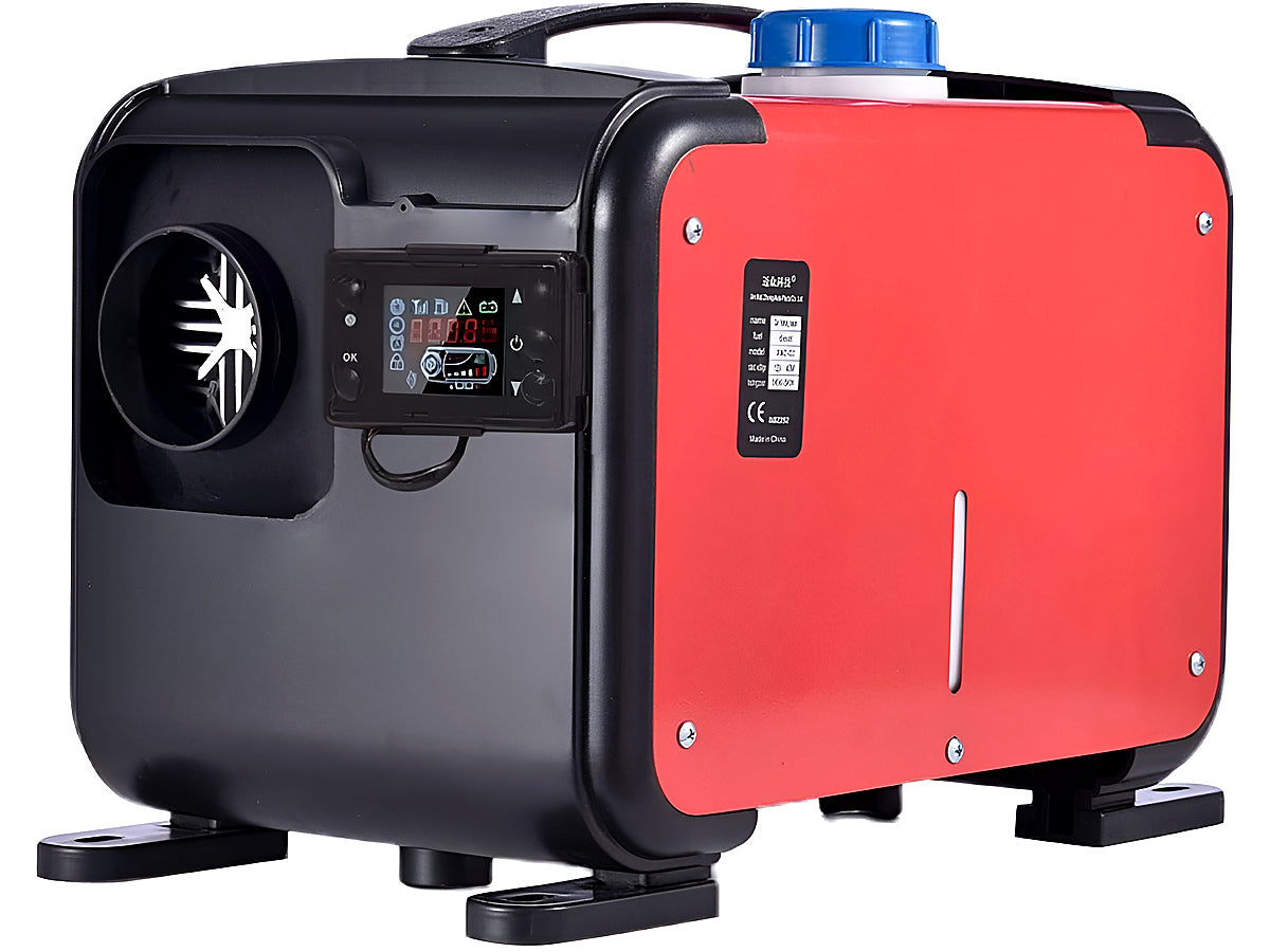 Diesel air heater compact design for portability