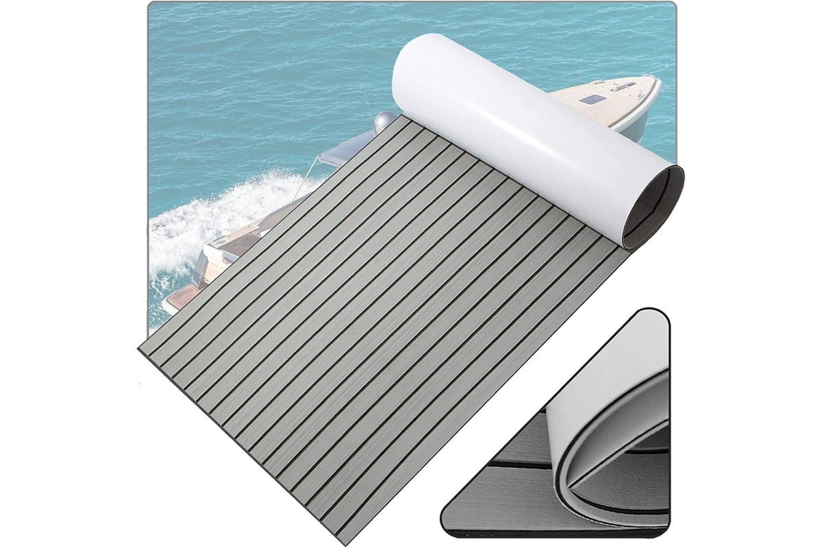 Non-slip surface detail on marine mat