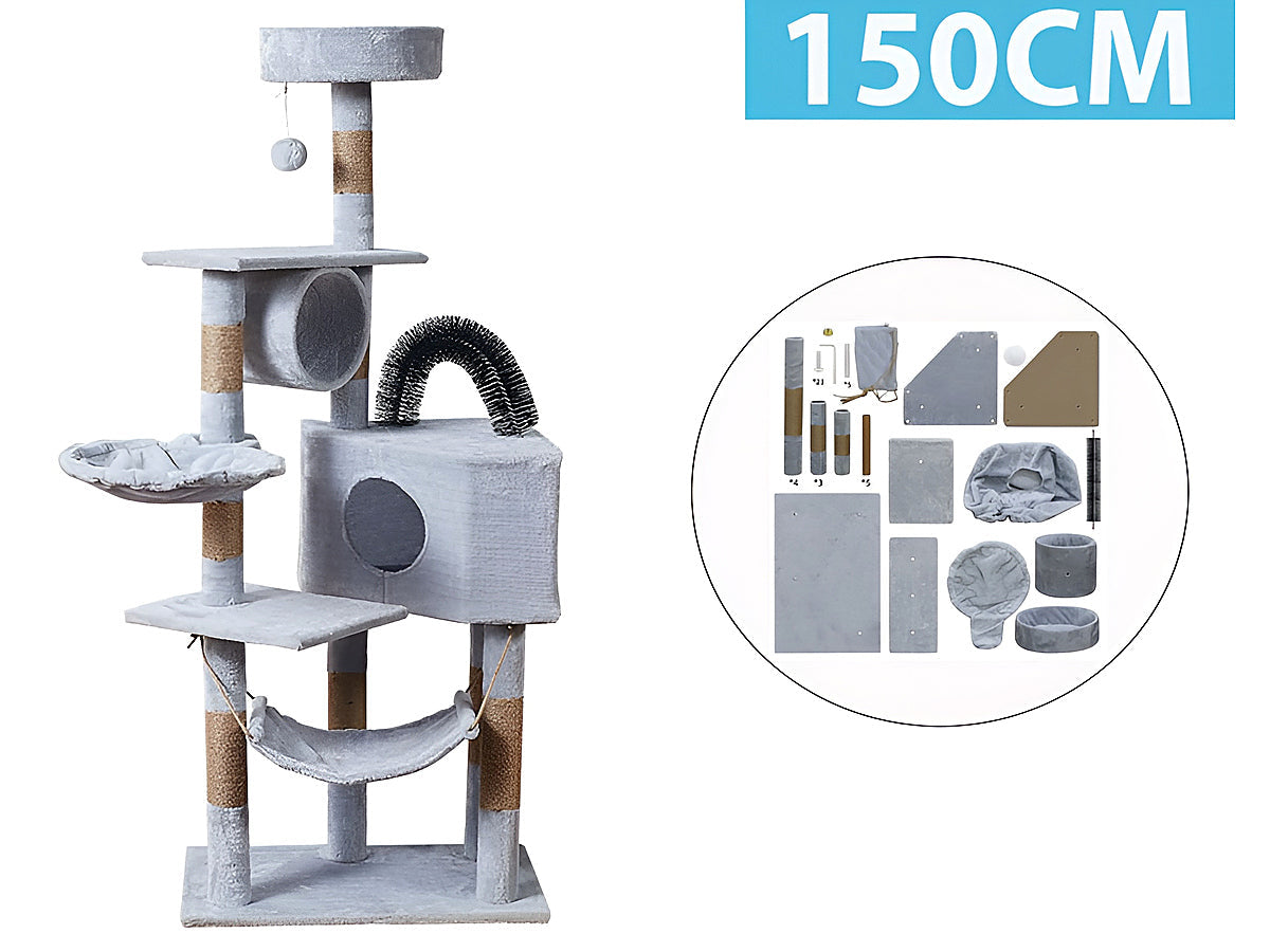 Cat Toys Pet Cat Tower Condo Cat Tower 150 CM Promo