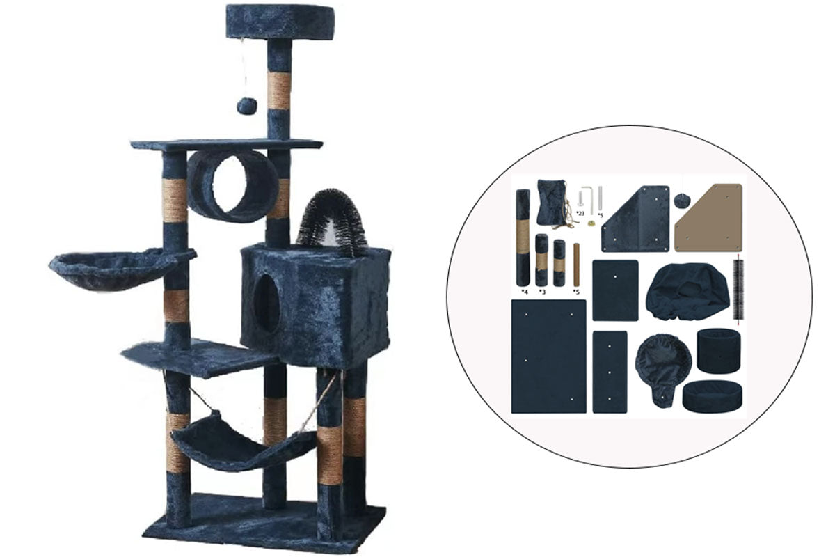 Cat Toys Pet Cat Tower Condo Cat Tower 150 CM Promo