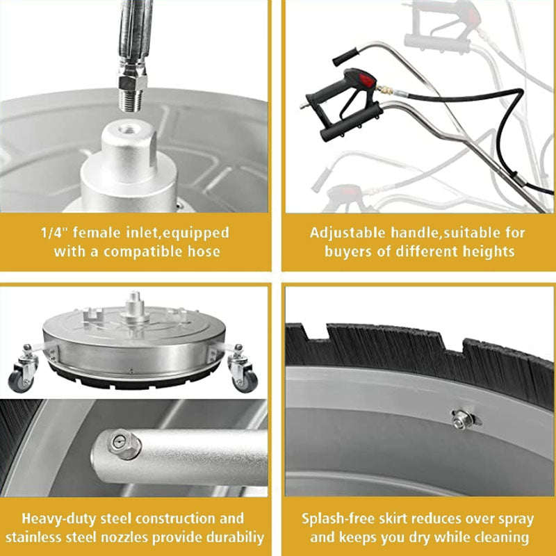 Surface Cleaner 24" Stainless Steel Surface Cleaner