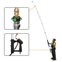 Thumbnail for Pressure washer pole showing quick connection fitting