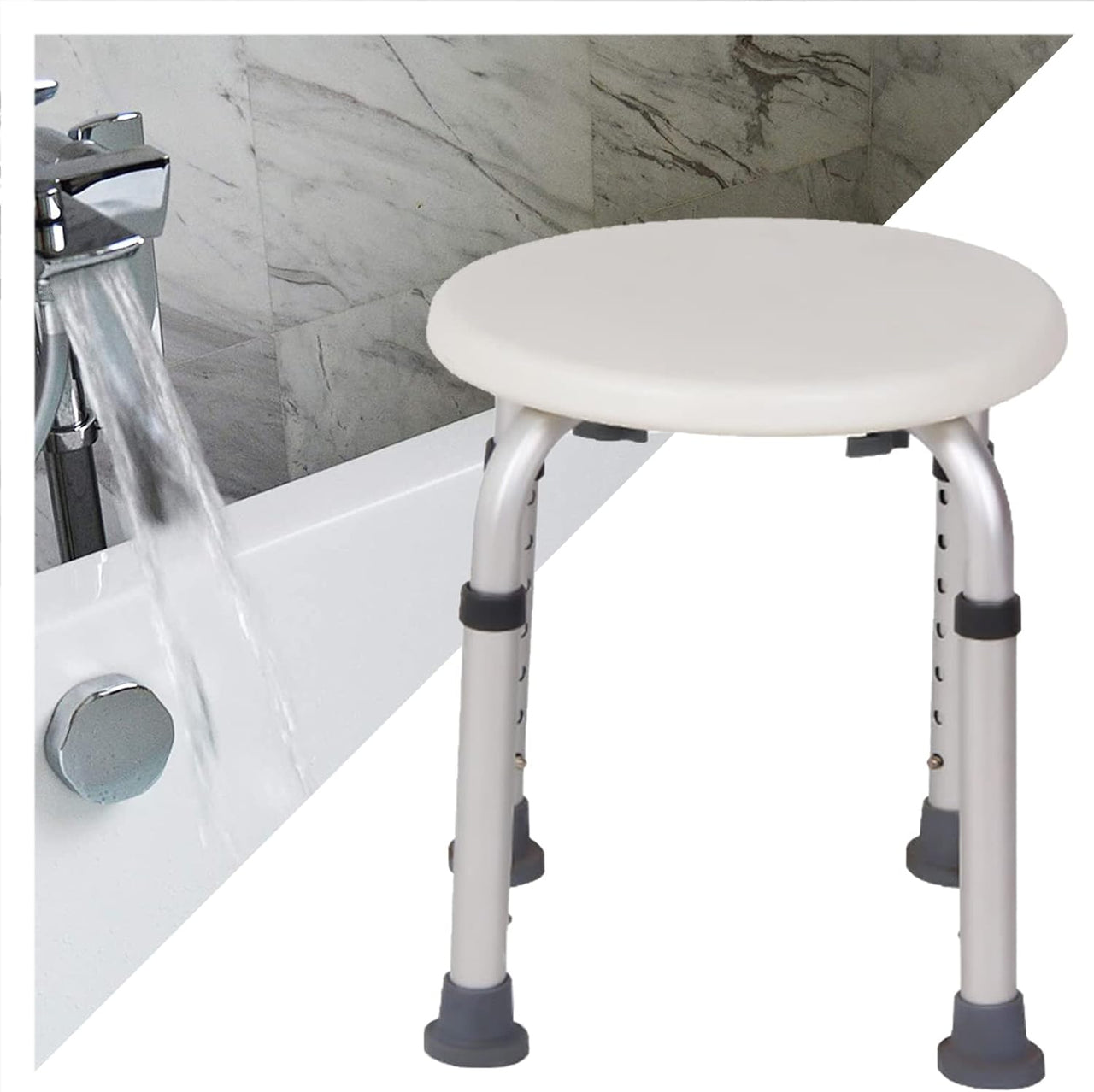 Shower Stool Height Adjustable