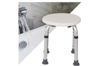 Thumbnail for Shower chair with adjustable height legs