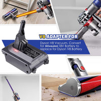Thumbnail for Milwaukee to Dyson Battery Adapter V7 / V8 Series Vacuum Cleaner Adapter Converter