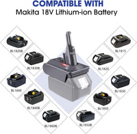 Thumbnail for Makita to Dyson Battery Adapter For V7/V8 Series Vacuum Cleaner Adapter Converter