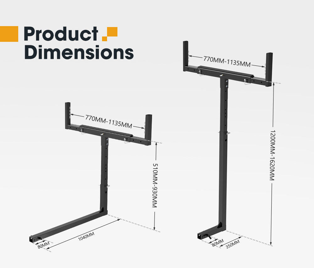 2" Hitch Mount Truck Bed Extender 200KG Load Capacity