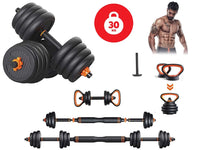 Thumbnail for Adjustable Dumbbells Set 30KG with Barbell