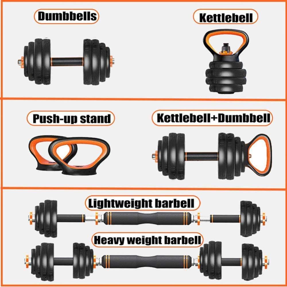 Adjustable Dumbbells Set 30KG with Barbell