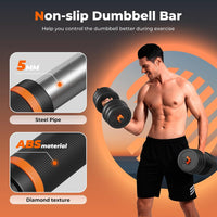 Thumbnail for Adjustable Dumbbells Set 30KG with Barbell