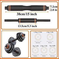 Thumbnail for Adjustable Dumbbells Set 30KG with Barbell