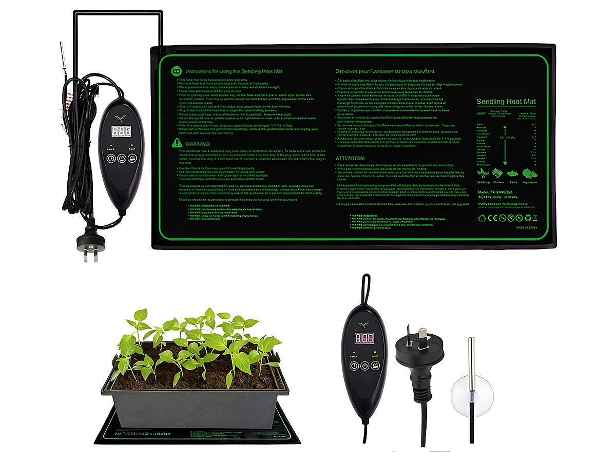 Seedling Heat Mat Plant Heated Pad 25x50CM