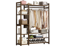 Thumbnail for Bamboo Wardrobe Clothes Rack