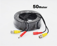 Thumbnail for Black CCTV cable with durable outer jacket