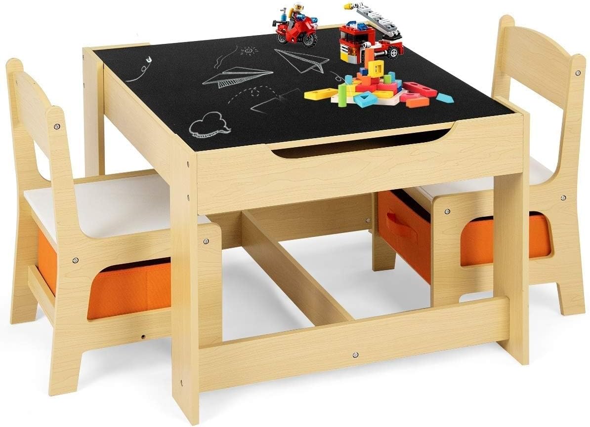 Tabletop with chalkboard side
