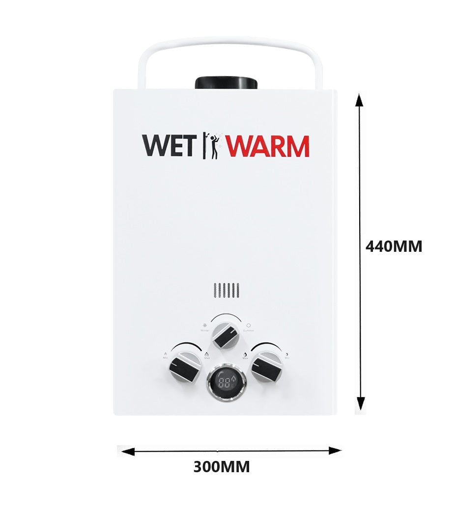 Gas Water Heater 8L + 12V Pump