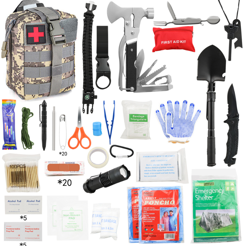 Emergency Survival Kit 163PCS