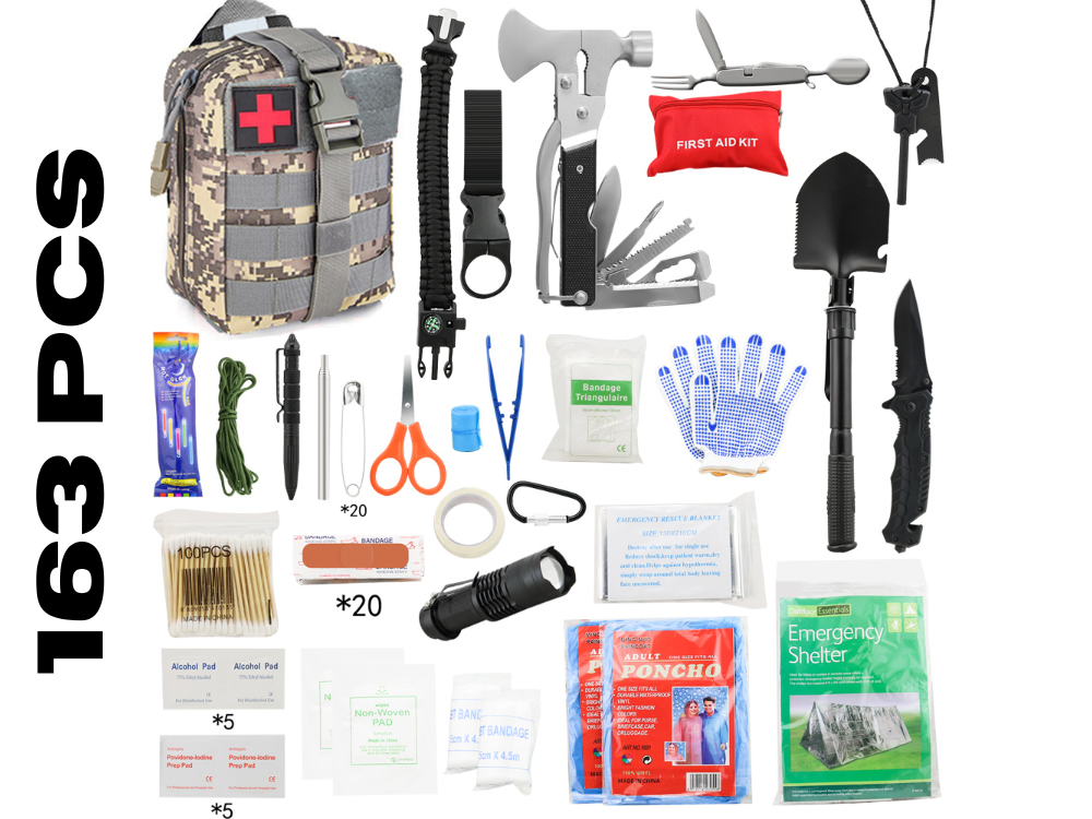 Emergency Survival Kit 163PCS