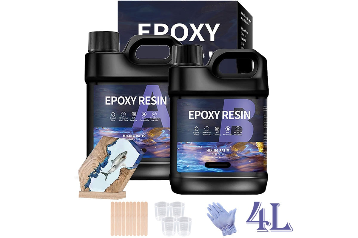 Epoxy Resin 1:1  4 Liter Kit