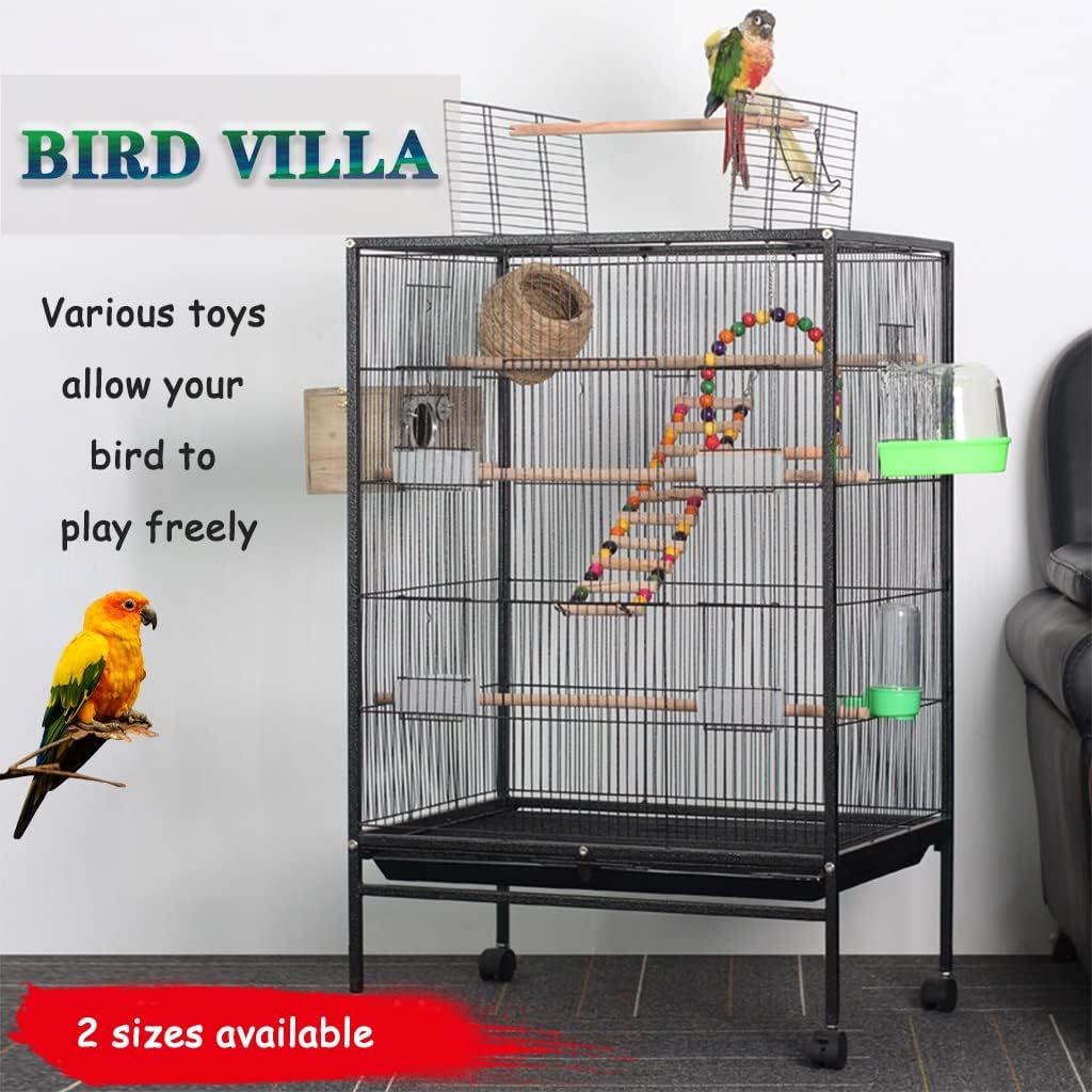 Bird Cage Parrot Aviary Perch Carrier