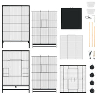Thumbnail for Bird Cage Parrot Aviary Perch Carrier