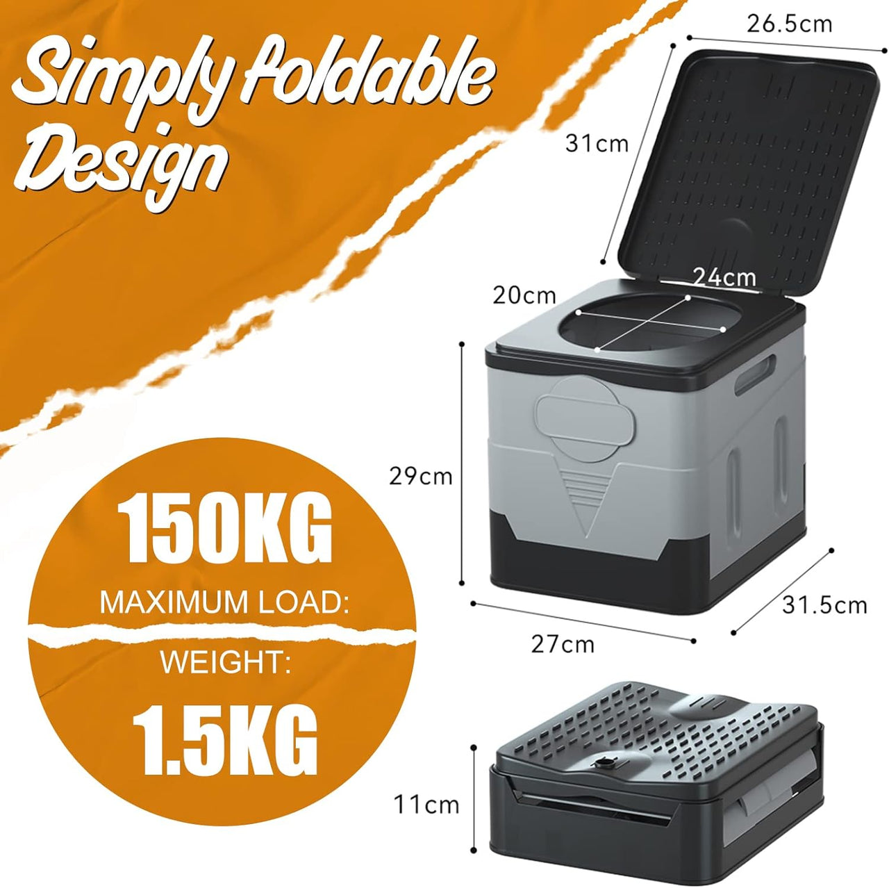 Portable Outdoor Camping Toilet
