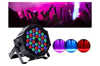 Thumbnail for Side angle of LED stage par light with transparent cover